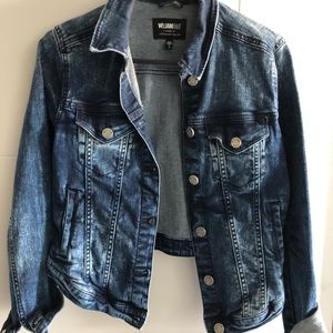 William Rast Cropped Denim Jacket